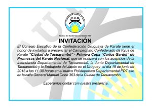 Tarjeta invitacion CCK2016 genérica web - el costo es de $70 en puerta del PDT